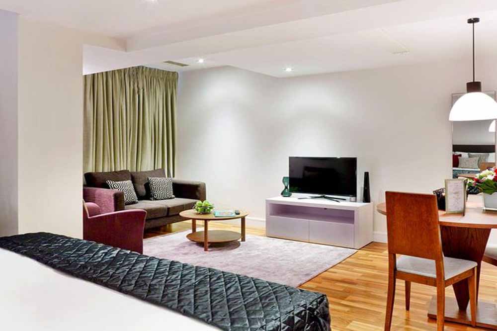 One Bedroom Open Plan Apartment - Living Room