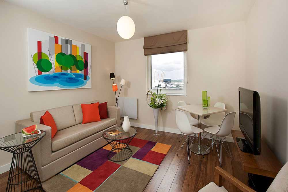 Premier One Bedroom Apartment - Living Area