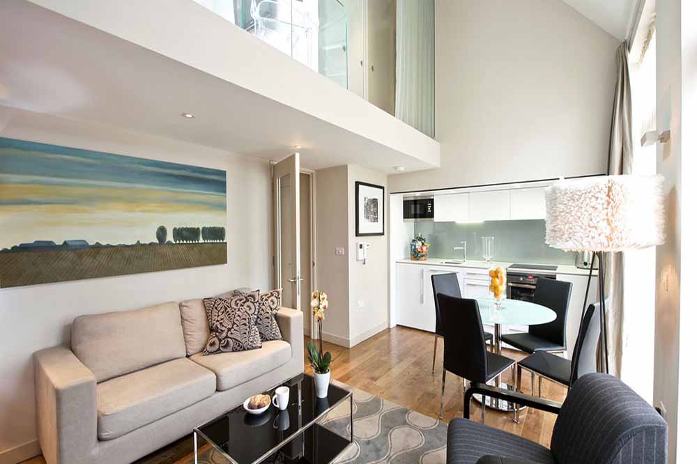 Two Bedroom Penthouse Apartment - Living Area 