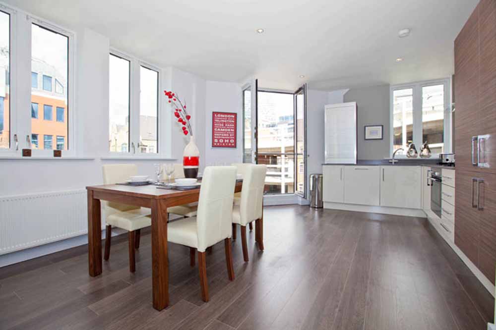 Whites Row Apartments - Kitchen and Dining Area