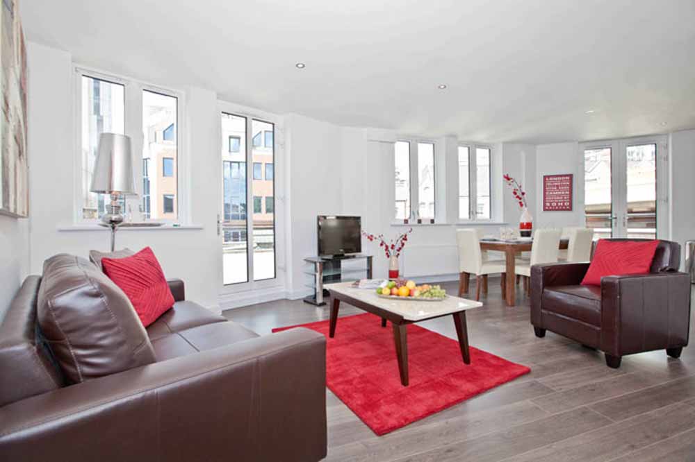 Whites Row Apartments - Living Area