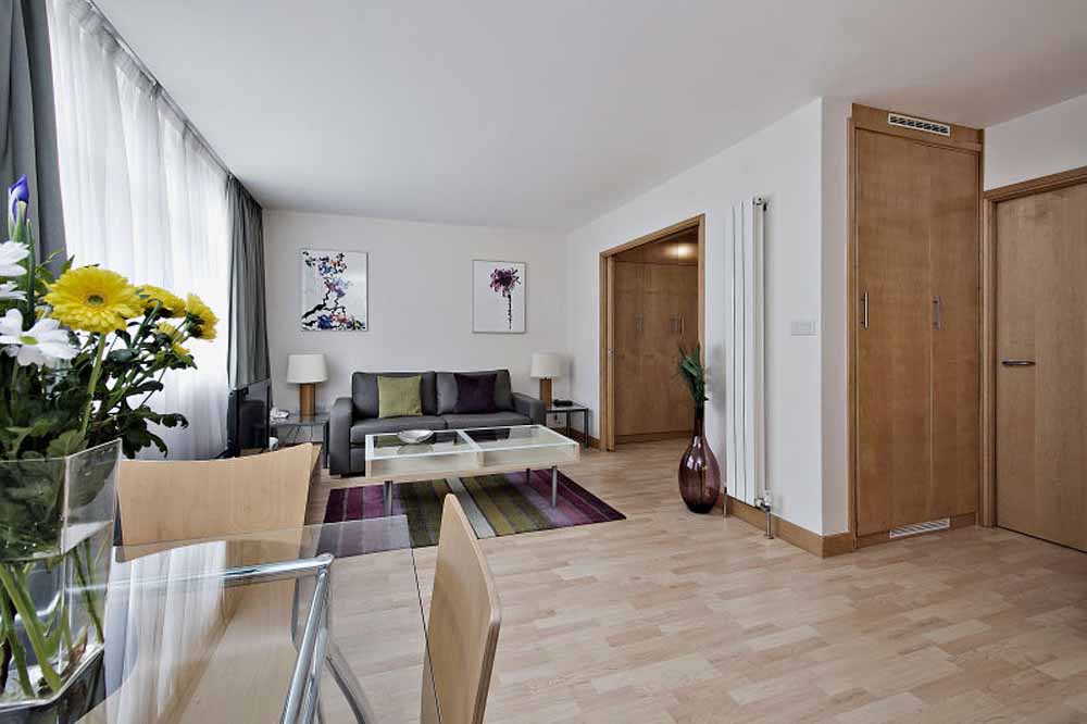 Premium One Bedroom Apartment - Living Area 